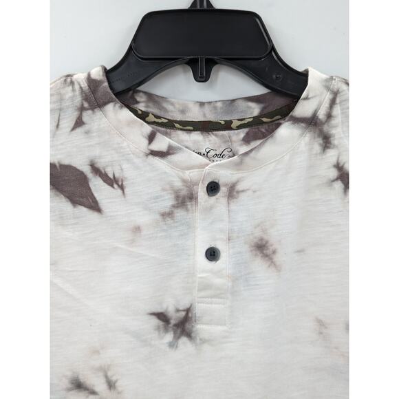 Sovereign Code Los Angeles Kids Big Boys 14-16 Large White T Shirt Black Tie Dye - Picture 2 of 9